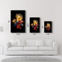 Wallity Pintura Decorativa de Vidrio Templado Multicolor 46 x 72 cm
